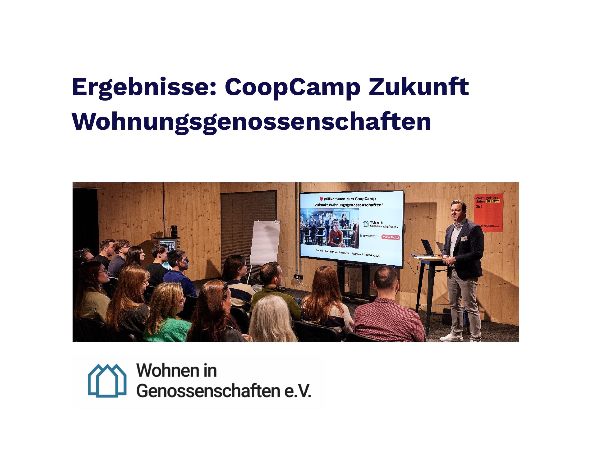CoopCamp Zukunft Wohnungsgenossenschafte...