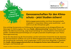 Wärmecontracting in einer Energietochter von Wohnungsgenossenschaften – als Beitrag zur sozialverträglichen schnellen Heizungsoptimierung im Geschosswohnungsbau
Autoren:Prof. Dr. Norbert Raschper, Philip Welcker, Christoph SchillingmannHrsg:Wohnen in Genossenschaften e.V., Oktober 2018Seitenumfang:ca. 130 SeitenPreis:20,00 Euro
Zur Erreichung der CO2-Reduktion bis 2050 um 80% gegenüber 1990 wird die Wohnungswirtschaft auch in Zukunft noch vor große Herausforderungen gestellt. Während die energetische Verbesserung der Gebäudehülle durch Wärmedämmung zunehmend an seinen Grenznutzen stößt, existieren bei der Wärmeerzeugung noch deutliche, kostengünstigere Energieeinsparpotenziale. Je nach abzulösender Altanlage ermöglicht z.B. eine Brennwerttechnik mit solarthermischer Warmwasserbereitung eine Primärenergieeinsparungen von bis zu 40 %.
Auch die Wohnungswirtschaft und insbesondere die Wohnungsgenossenschaften fühlen sich dem Klimaschutz und der Kostenentlastung ihrer Mieter verpflichtet. Die Optimierung der zunehmend überalterten Heizungsanlagen und insbesondere die Zentralisierung des mit ca. 27% sehr hohen Anteils an dezentralen Etagenheizungen fordern jedoch erhebliche finanzielle und personelle Ressourcen und belastet die Bilanzen durch den Instandsetzungsaufwand massiv.
Eine Entlastung der Wohnungsgenossenschaften kann durch die gewerbliche Wärmelieferung, das Wärmecontracting, erfolgen. Die Studie zeigt die Chancen und Risiken aber auch die Grenzen des Wärmecontractings in den Geschäftsmodellen Energietochter, fremde Contractoren und Joint Venture im Vergleich zur aktuell noch üblichen Eigenversorgung. Detailliert werden die rechtlichen Voraussetzungen, die Wirtschaftlichkeitsbetrachtungen, die geeigneten Bestandsstrukturen und insbesondere der gesetzlich geforderte Kostenneutralitätsnachweis für die Mieter erläutert.
In einem feinteiligen Handlungsleitfaden werden zudem die Schritte zur Vorbereitung einer strategischen Entscheidung bis hin zur Auslagerung der Wärmelieferung erläutert, so dass jedes Unternehmen für sich die weitere Vorgehensweise analysieren kann ohne wichtige Aspekte zu übersehen. Denn das Wärmecontracting kann in vielen Fällen einen wesentlichen Beitrag zur CO2-Reduktion und zur Senkung oder zumindest Dämpfung der Heizkostensteigerungen für die Mieter leisten.
Prof. Dr. Norbert Raschper, ebz Business School Bochum
Bestellformular